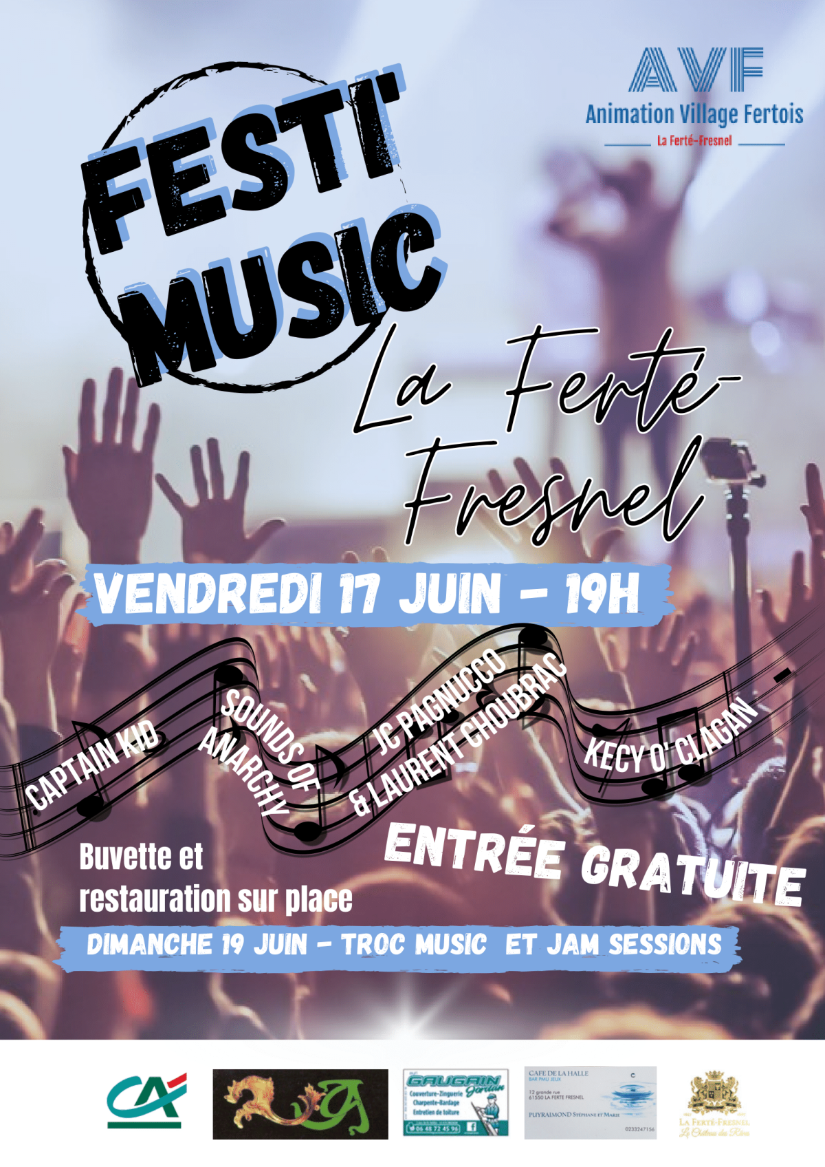 Festi Music 2022 & Jam sessions du 17 au 19 juin 2022